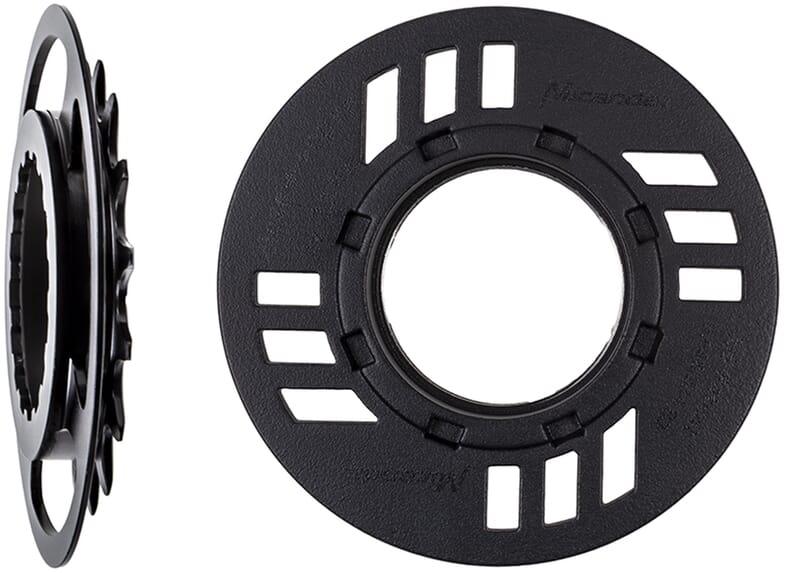 Miranda chain guard set for eBike with chainring 16 teeth, offset 8.65 mm