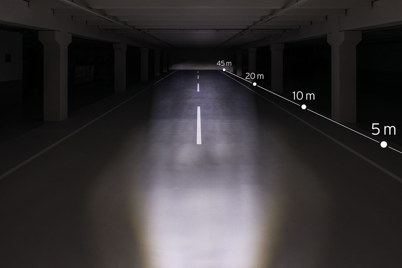 B&M Myc E electric bike headlight light beam
