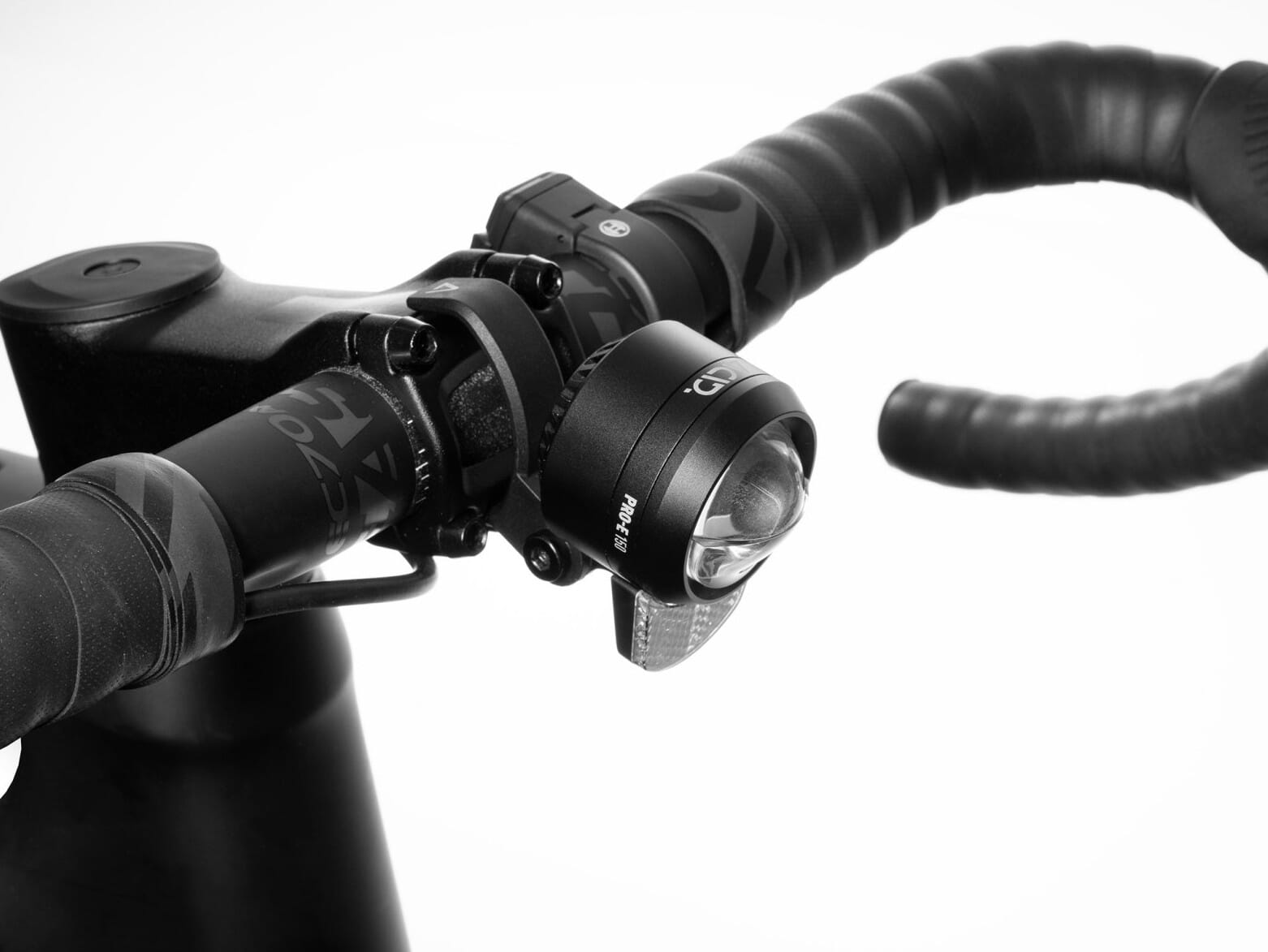 Cube Acid e-bike front light Pro-E 150 X-Connect - Mounted