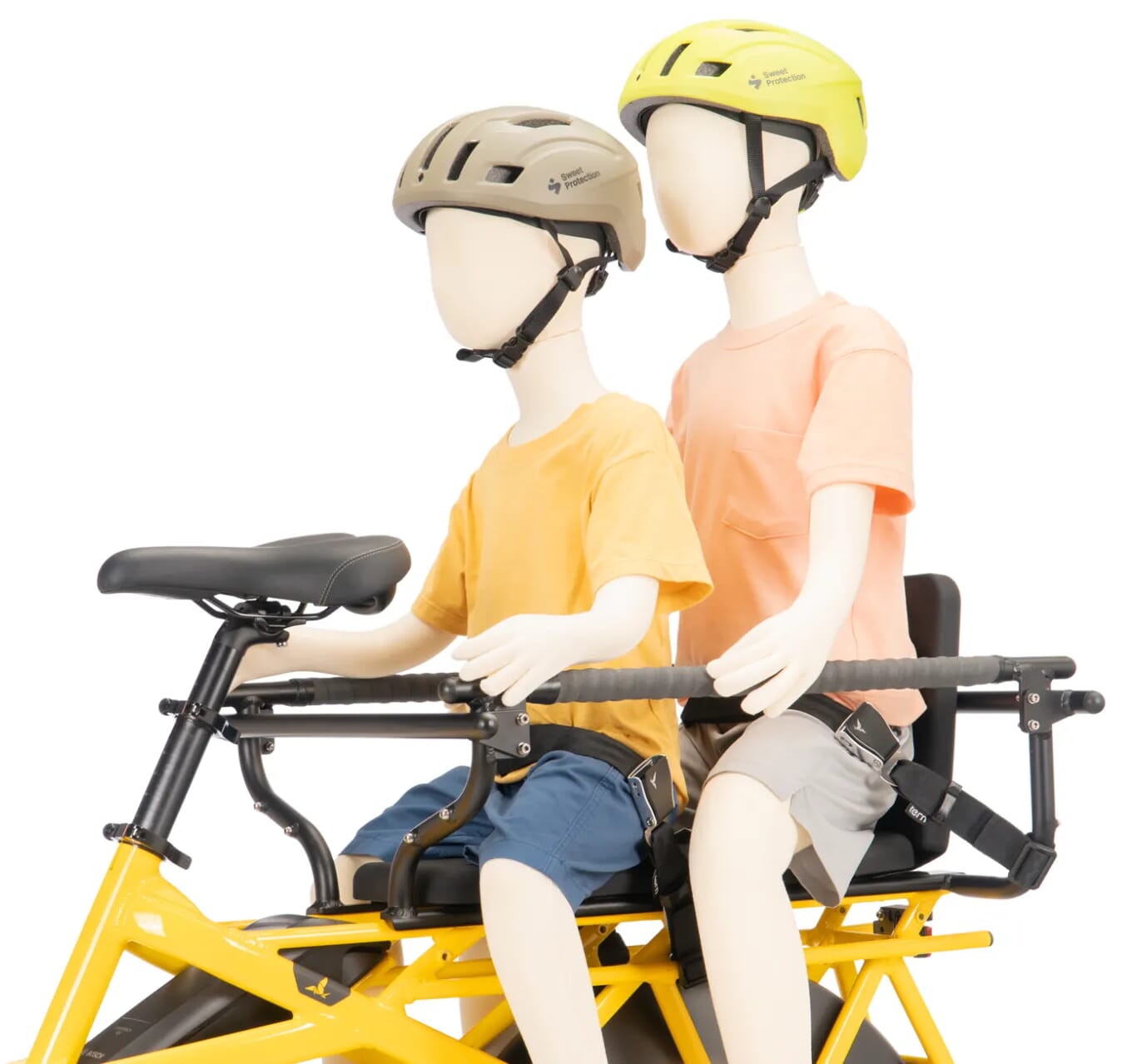 Tern Sidekick Seat Belt - mounted on the Clubhouse