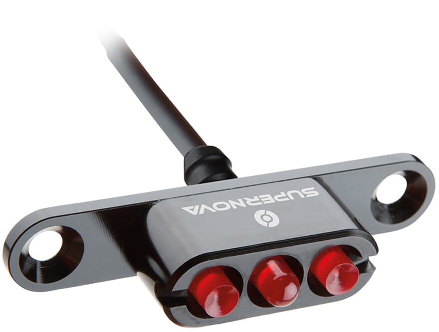 Supernova E3 Tail Light 2 rear rack mount - black