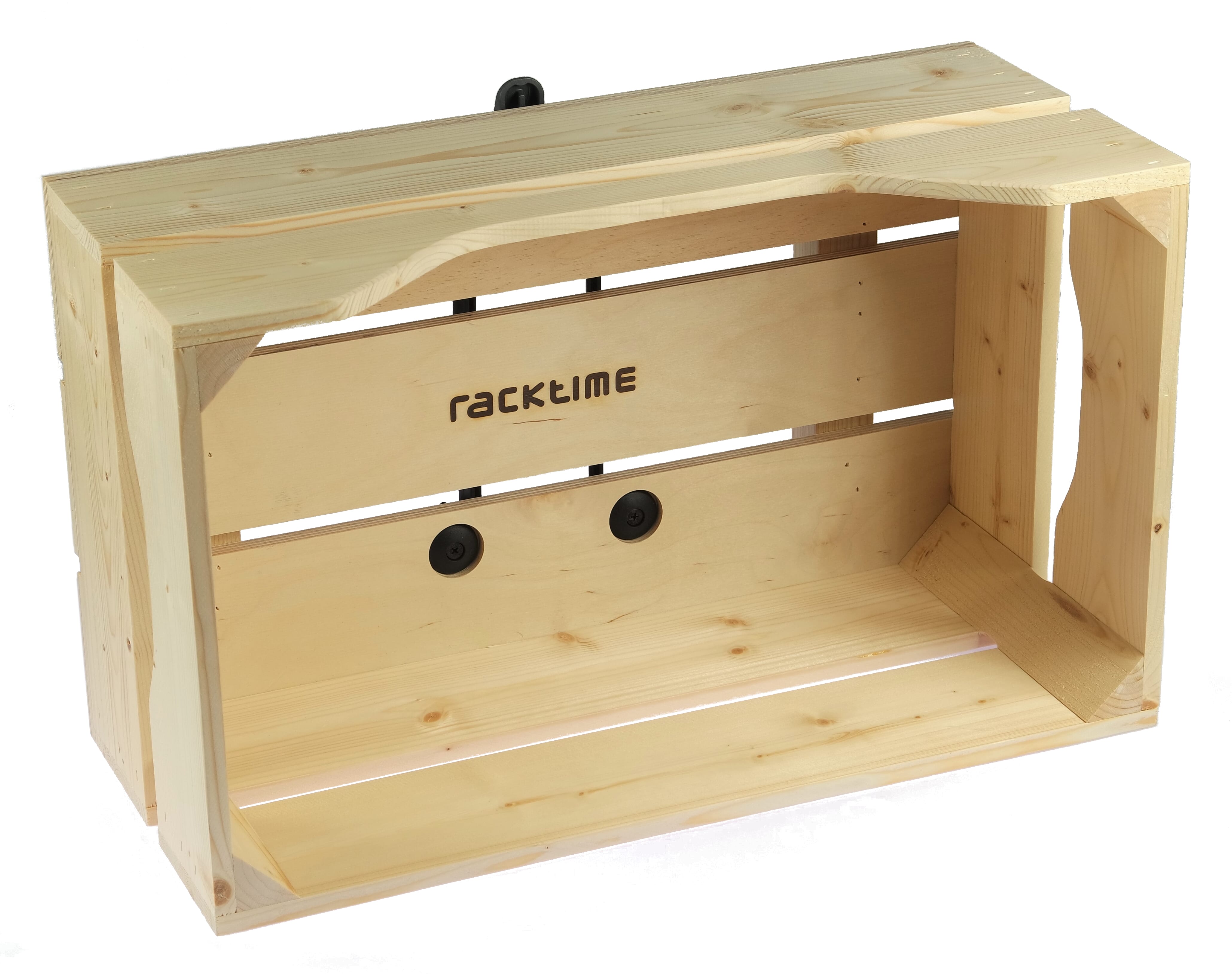 Racktime Woodpacker SnapIT - wooden box made of real wood