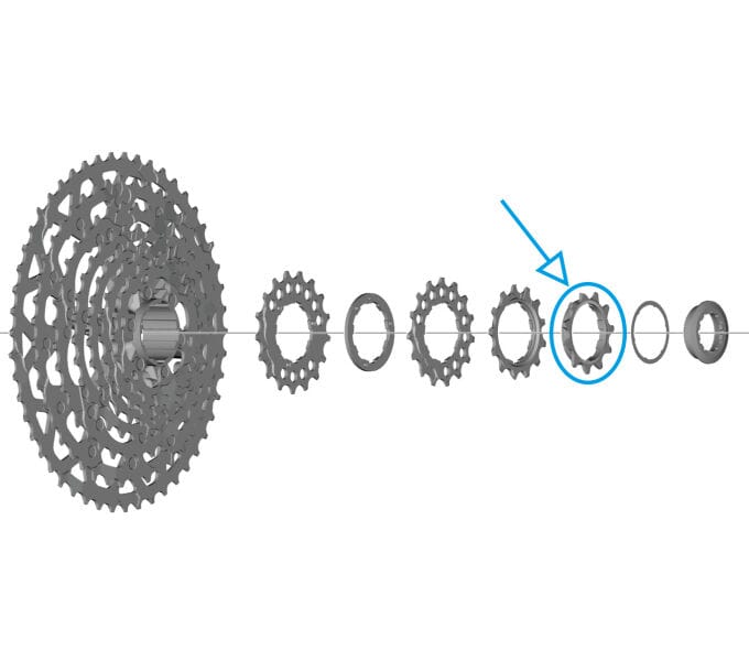 SHIMANO sprocket for CS-LG700 11 speed