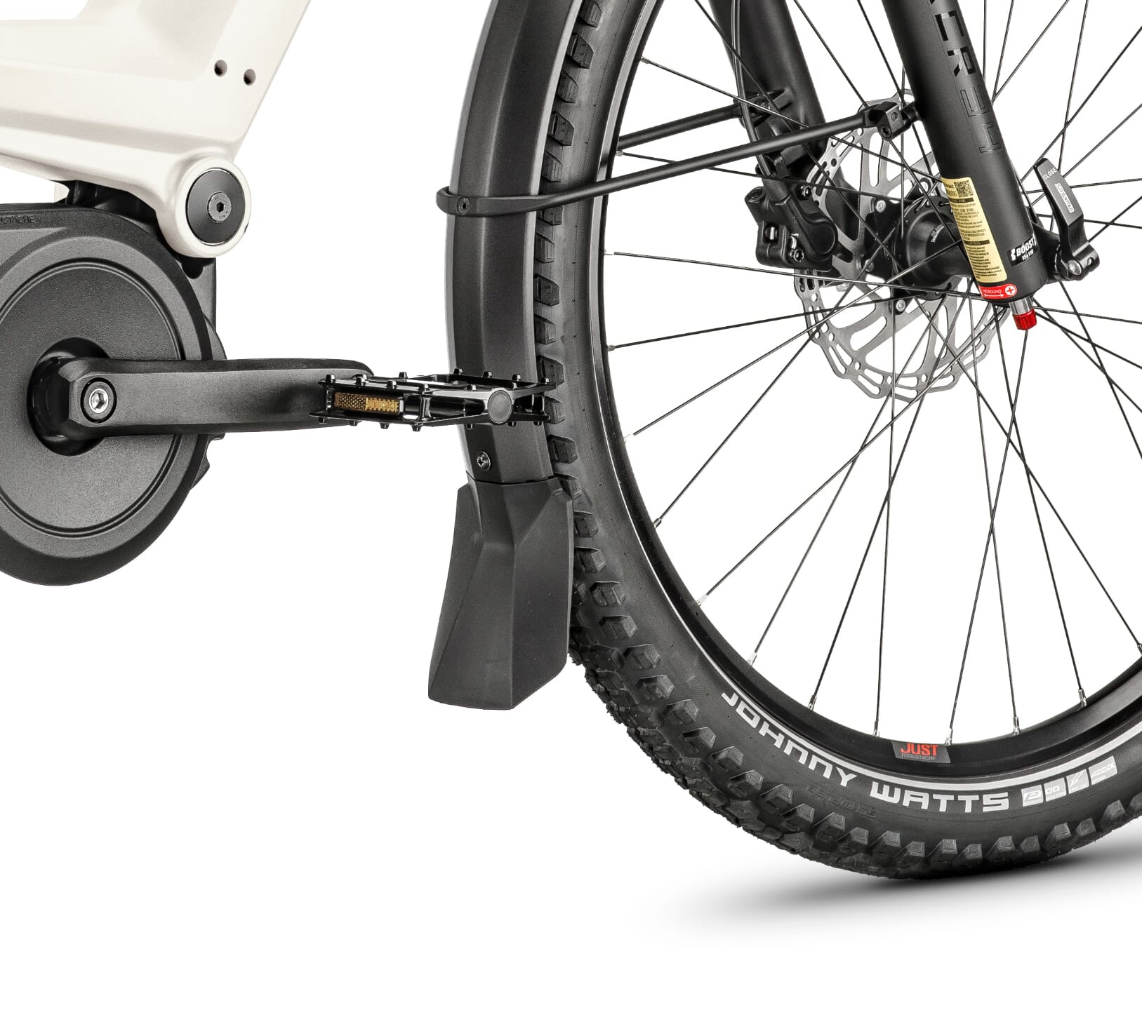 Moustache J-model mudguards - Action