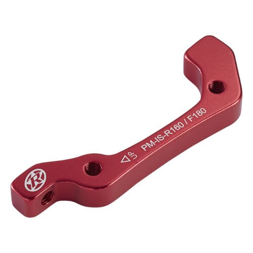 REVERSE Brake Disc Adapter IS-PM 180 VR+160 HR red