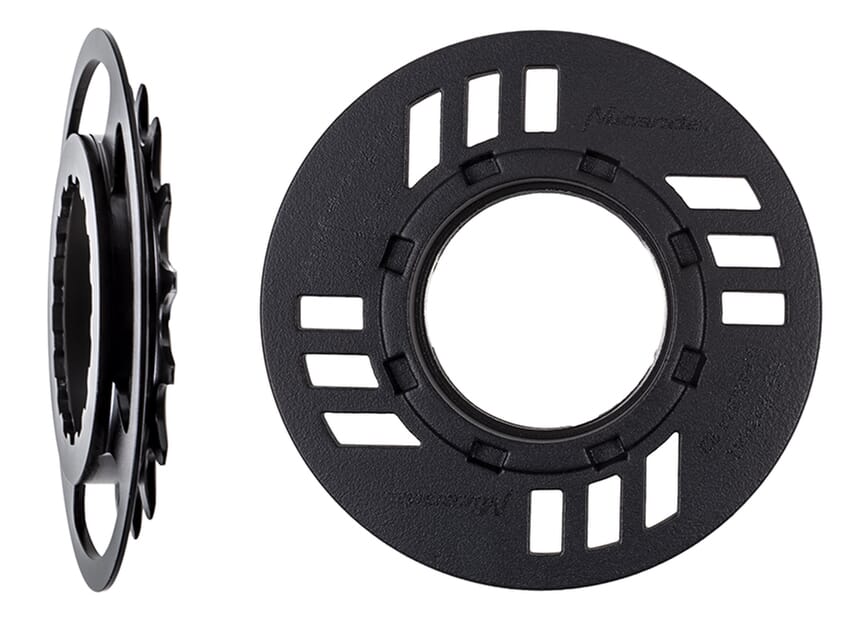 Miranda chain guard set for eBike including chainring 16 teeth - offset ,5 mm