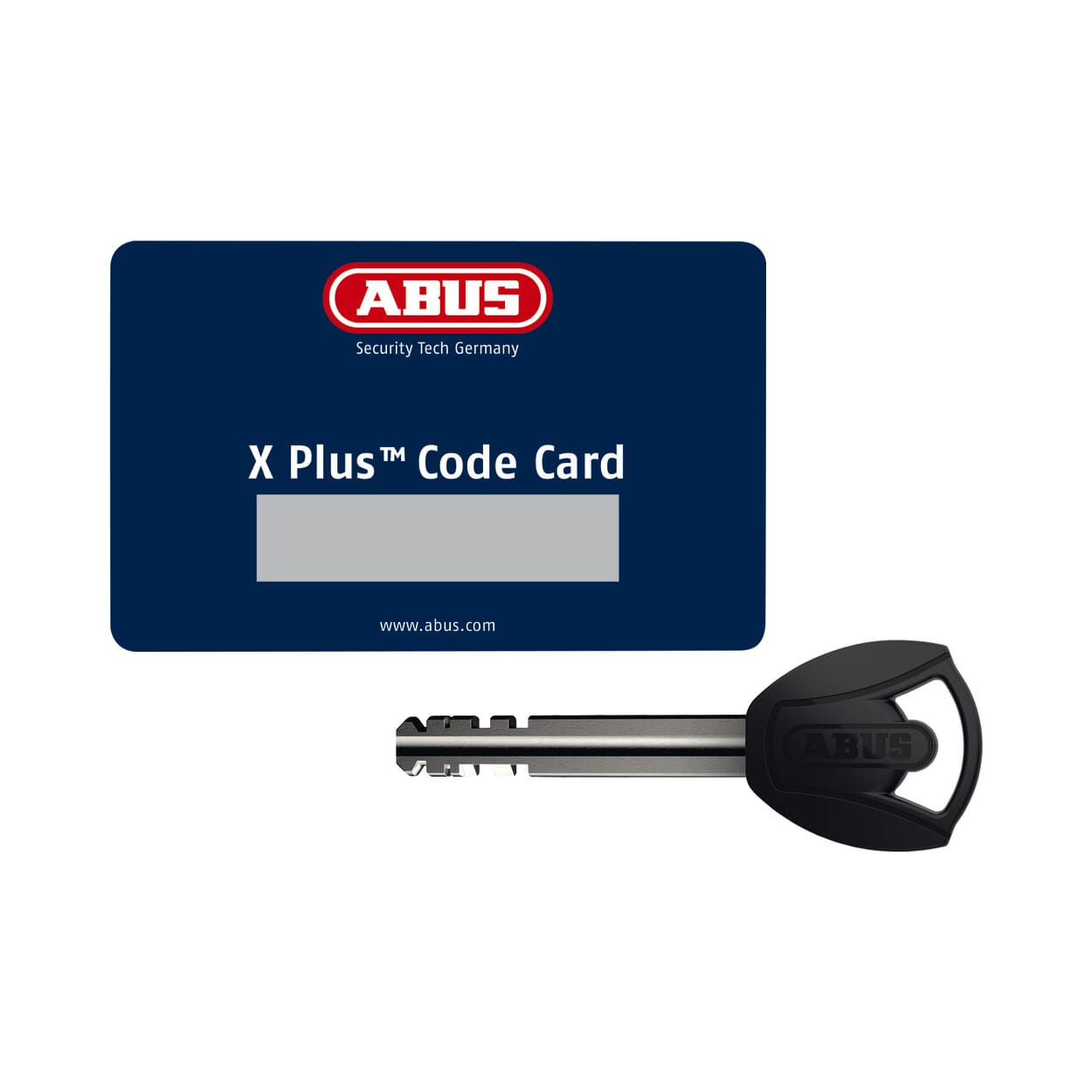 ABUS XPlus key with code card