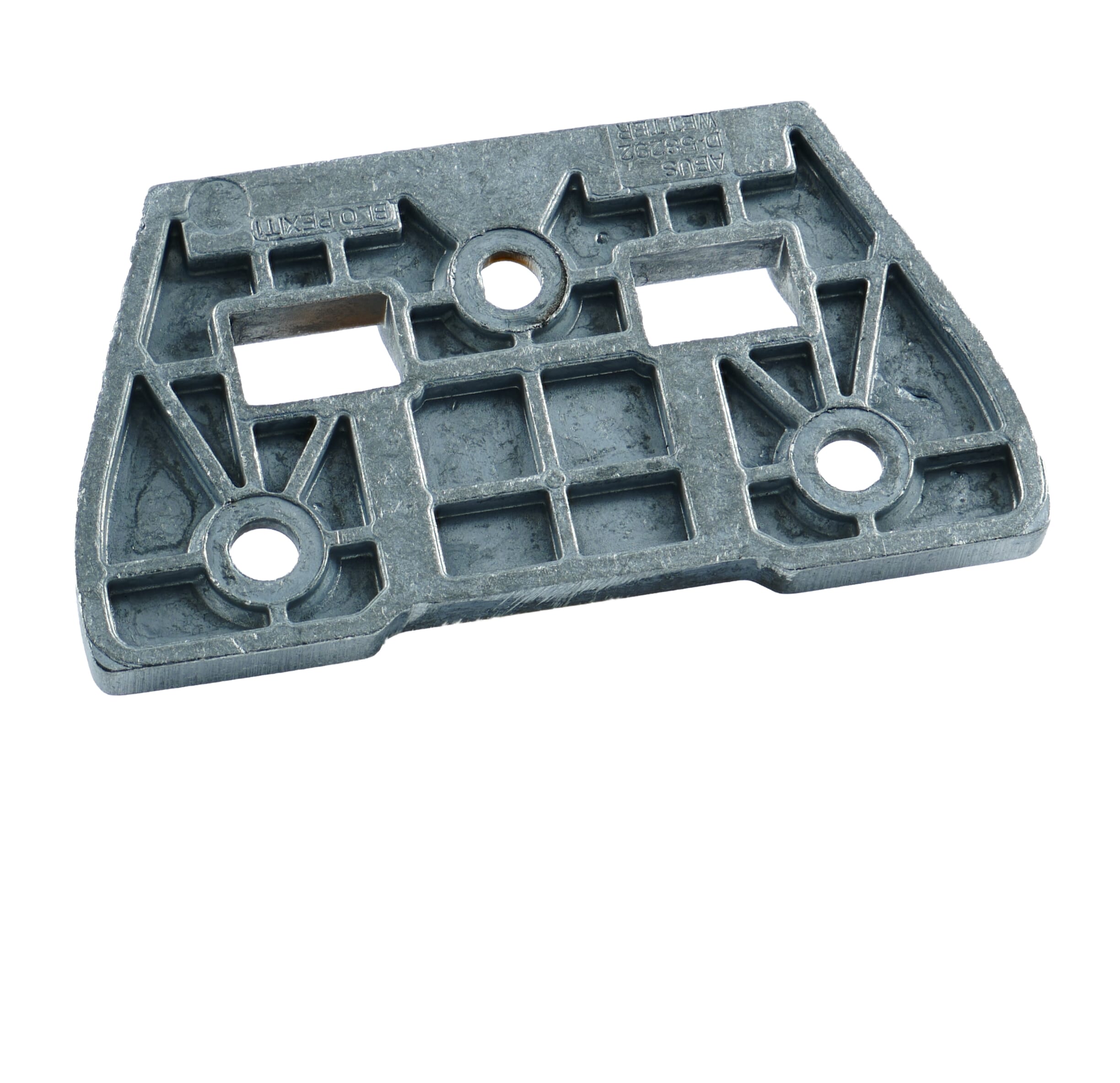 Raymon mounting plate set for Yamaha Simplo 630Wh - plate 2 rear side