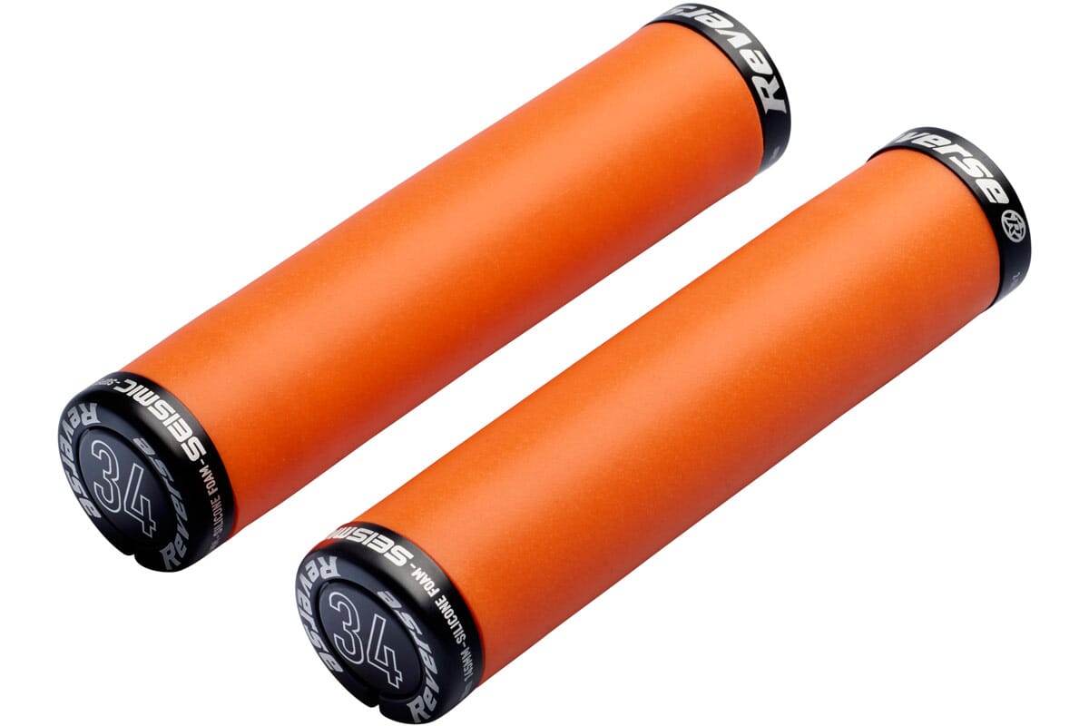 REVERSE Grip Seismic Ergo Lock On Ø34mm x 145mm orange/black