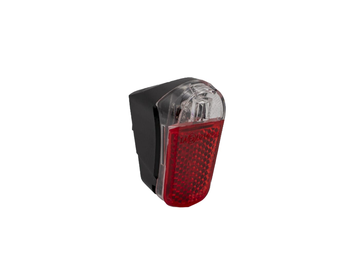 Moustache rear light for mudguard