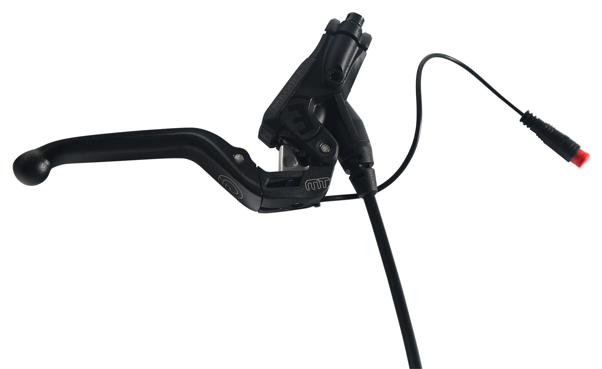 Flyer/Magura MT4e rear disc brake without disc with adapter brake light connection for Flyer/FIT D1 display