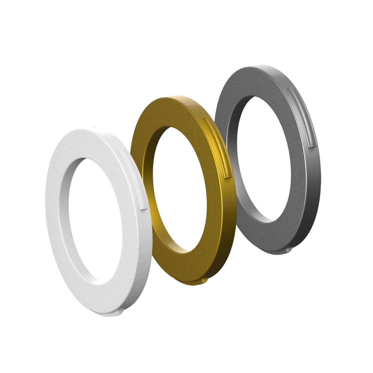 Magura cover ring kit for brake caliper white, gold, silver