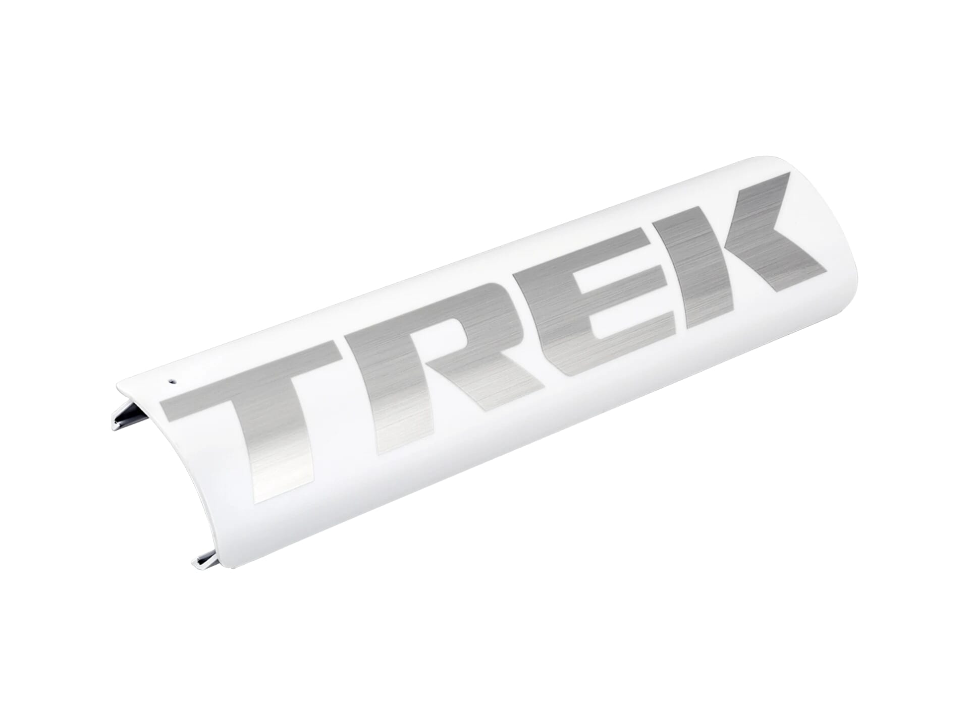 Trek Powerfly 29 2021/22 battery cover - Crystal White/Polished Silver glossy