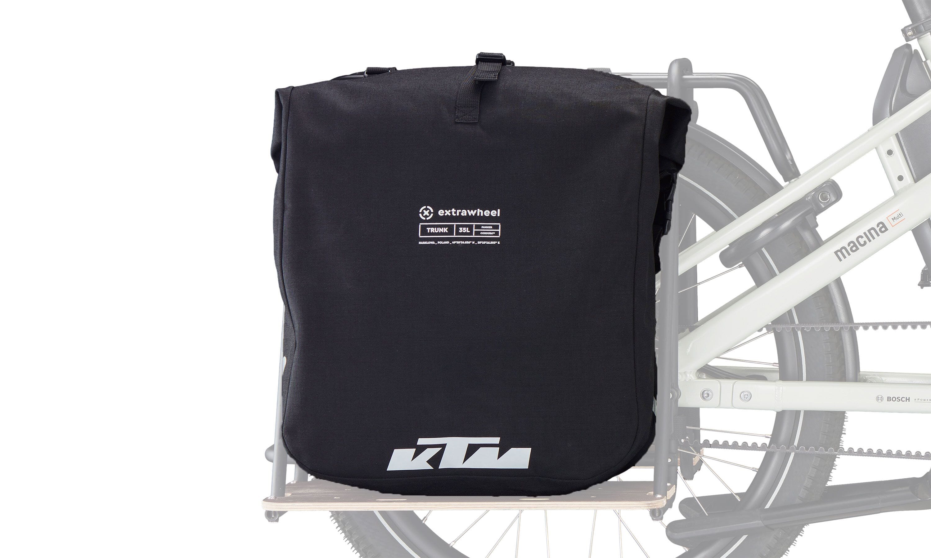 KTM Macina Multi Trunk Bag 2x35 l - carrier bag