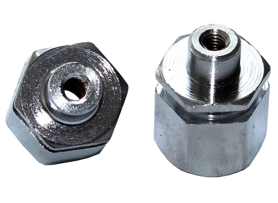 Follow-Me Traction Wheel Axle Adapter for Traction Bikes with M10 Rear Axles
