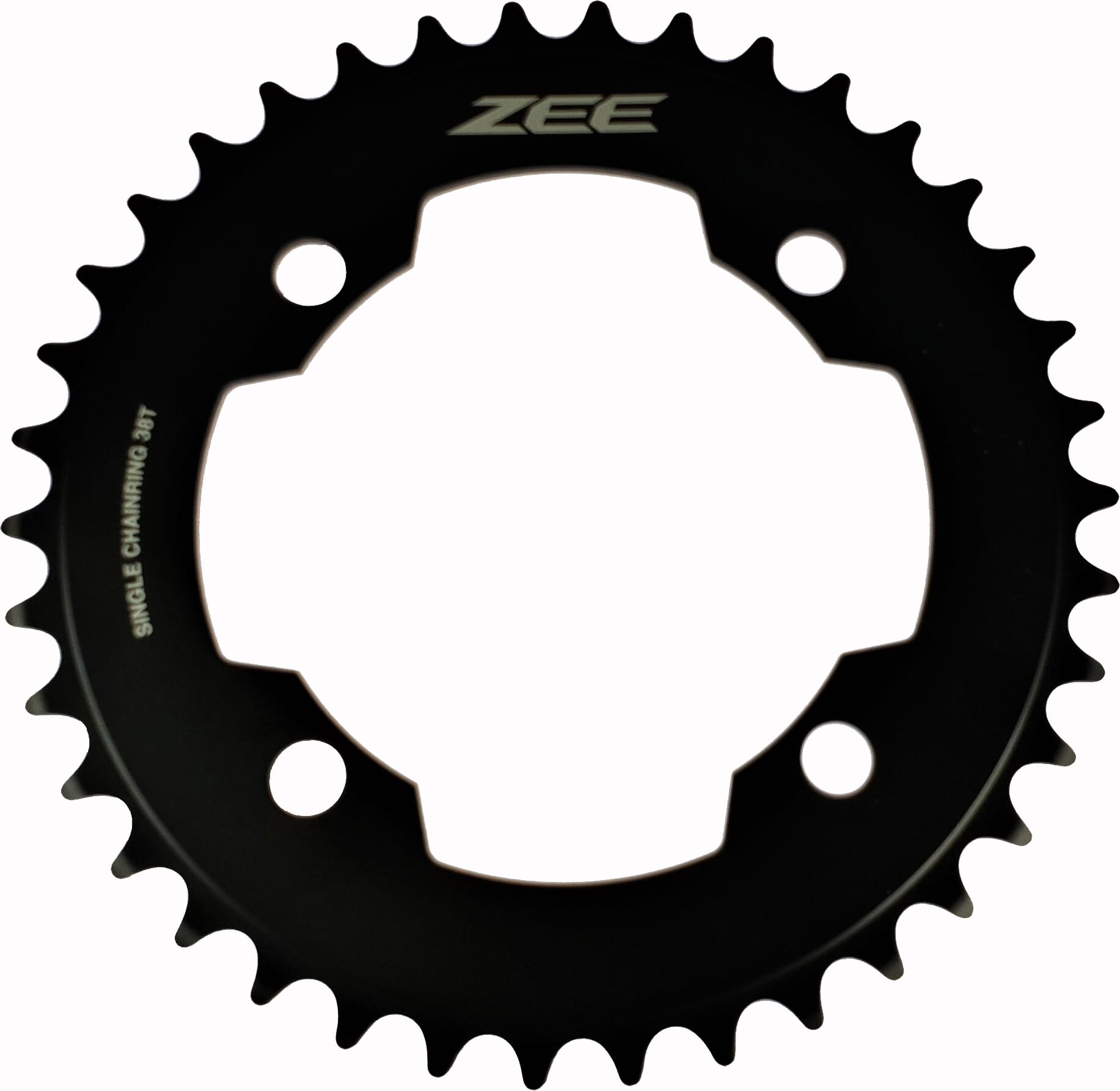Shimano Zee chainring aluminum black 38 teeth 104mm bolt circle