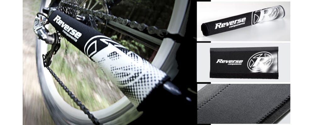 Reverse chainstay protector - white