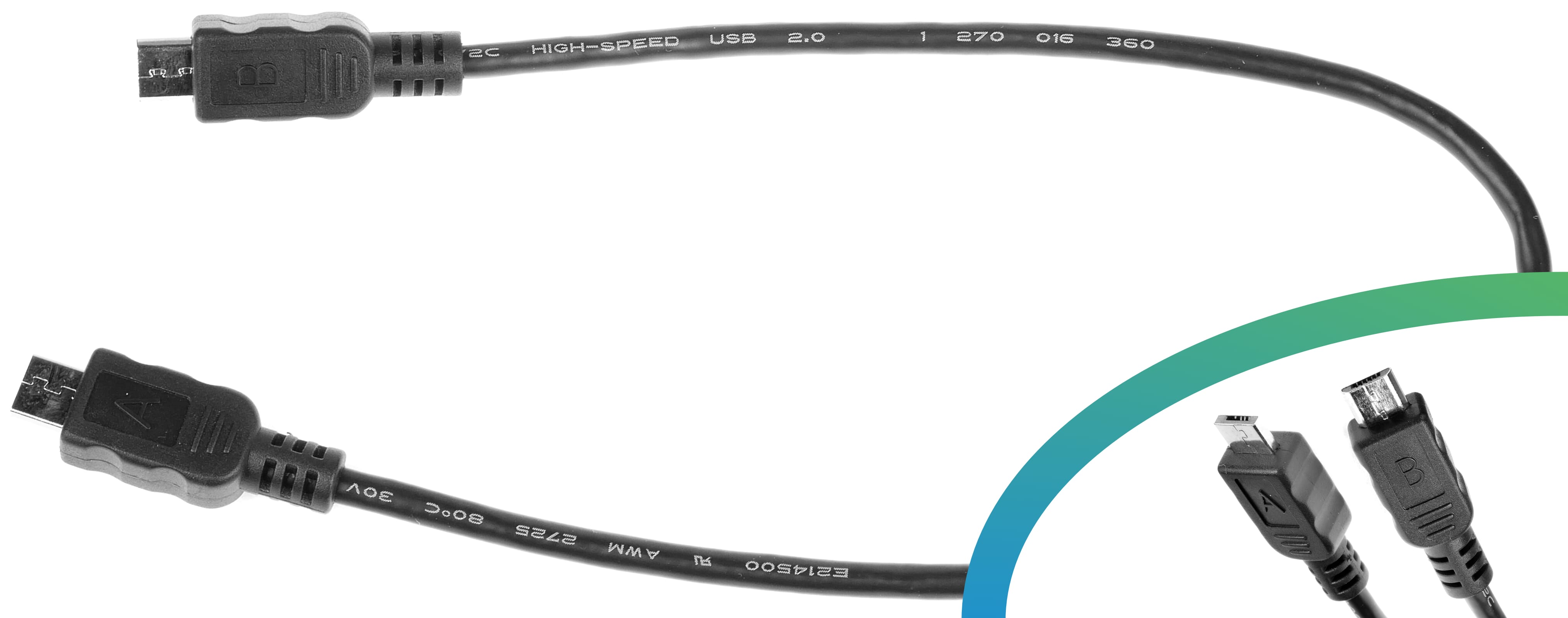 Bosch e-bike USB charging cable Micro A - Micro B