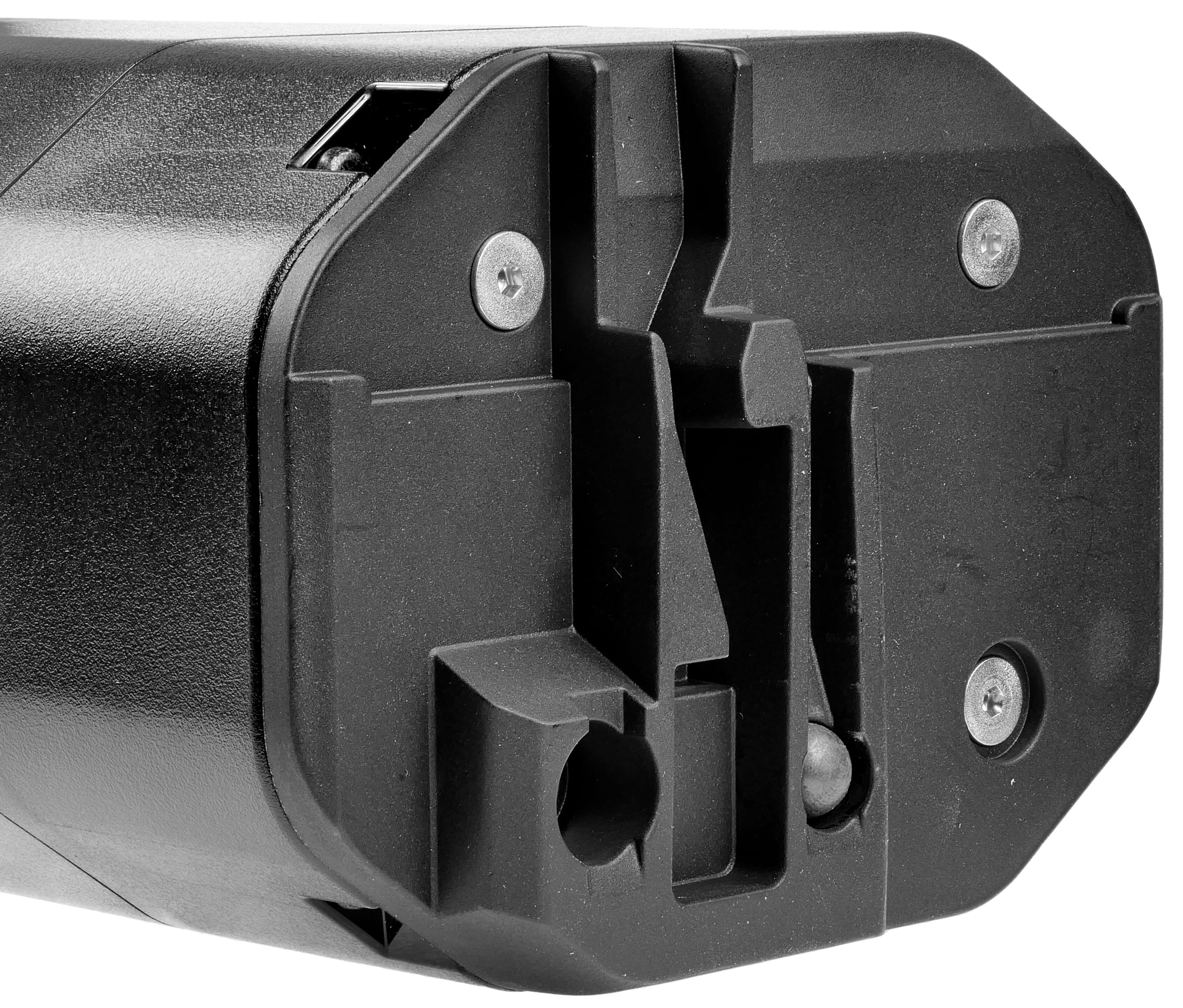 Yamaha mounting plate for Intube battery 600 Wh mounted