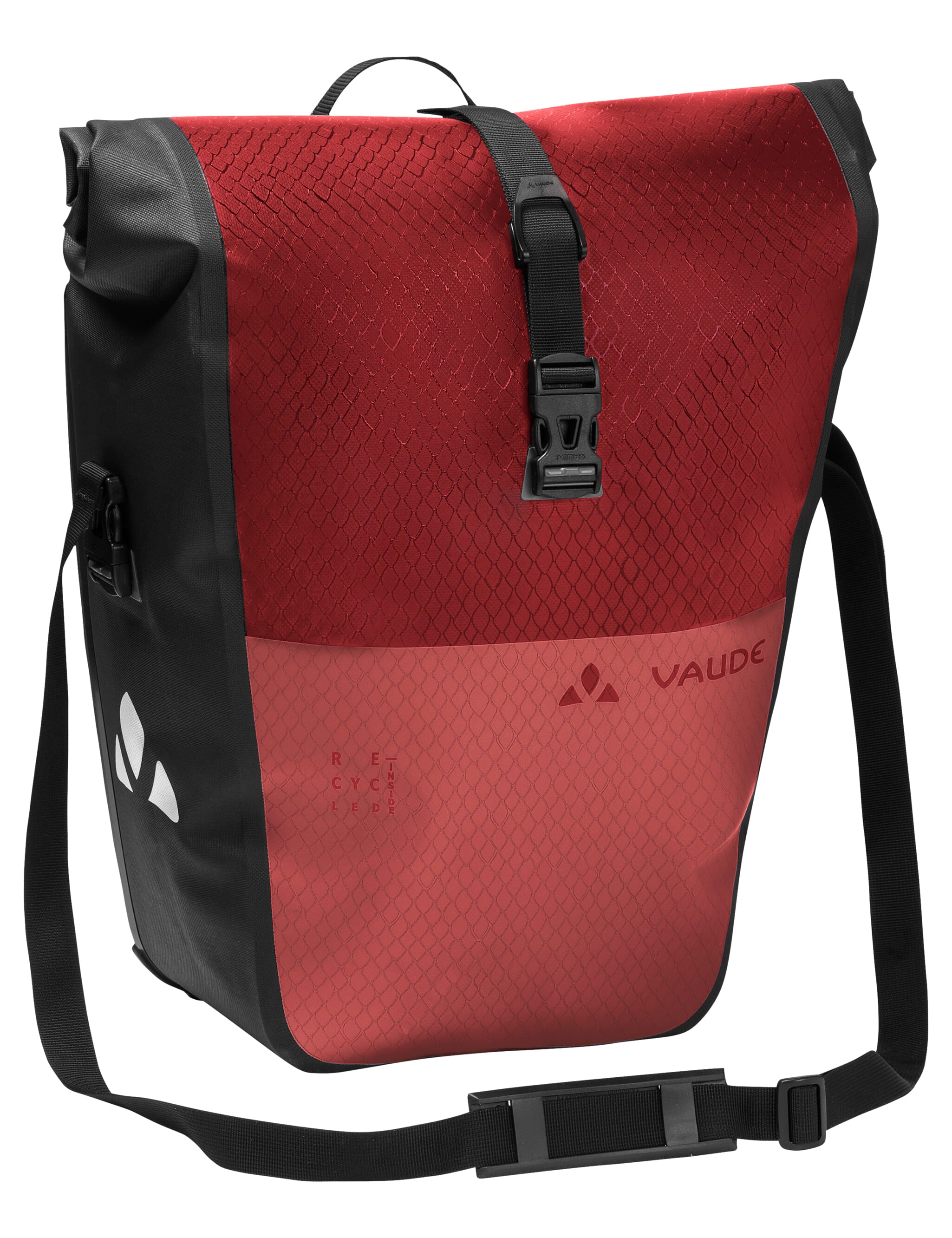 Vaude Aqua Back Colour Single (recycled) rear pannier - red
