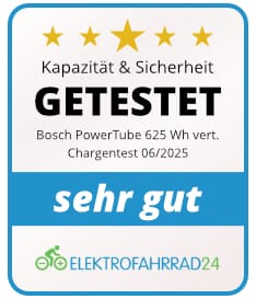 Sonderposten Bosch PowerTube 625 Wh vertikal - getestet