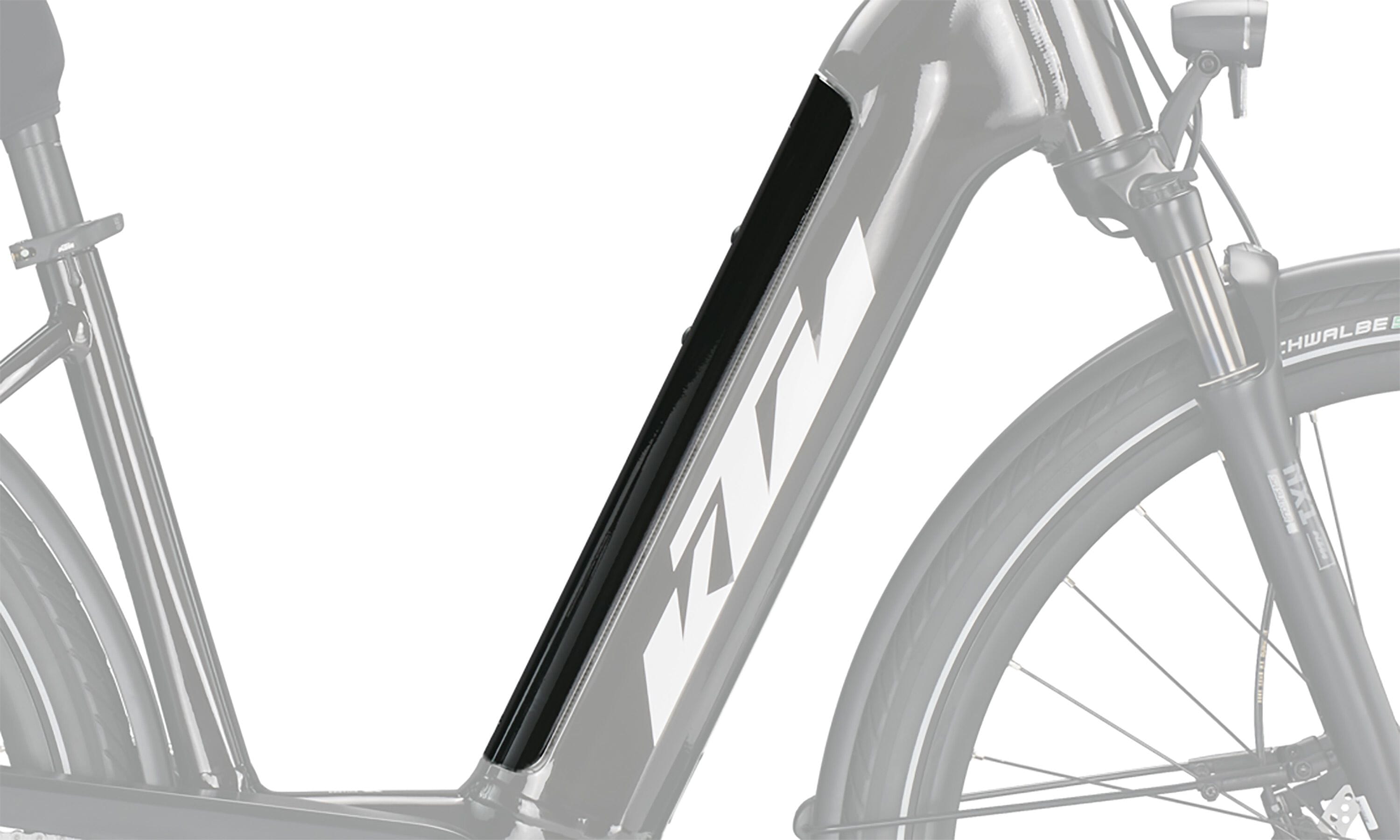 KTM PowerTube 625 battery cover - 2022 low step-through Flaming Black