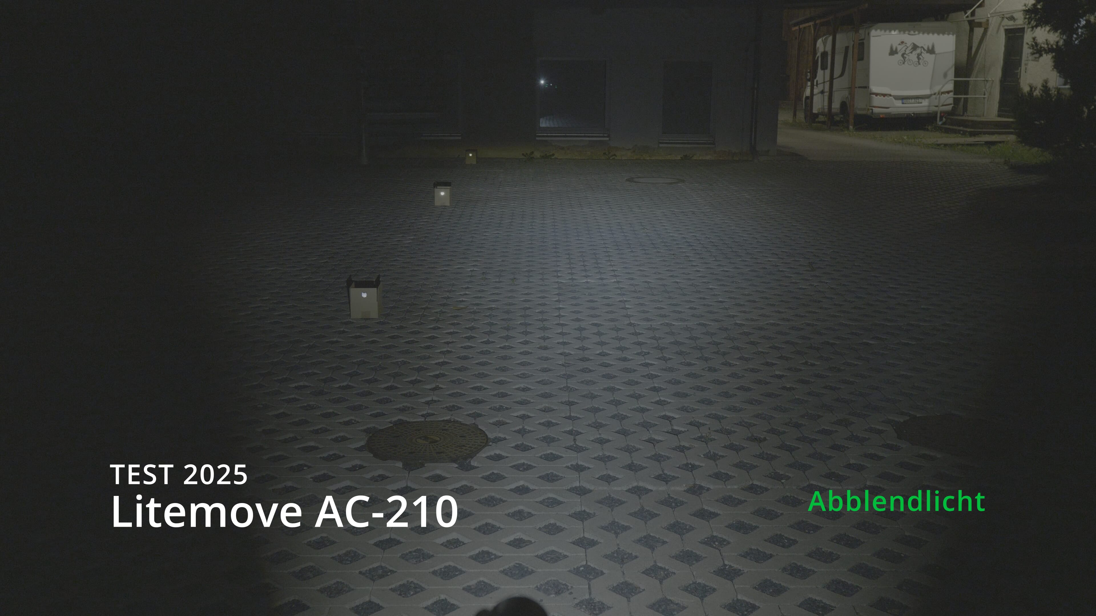 Litemove AC-210 - Headlight test low beam