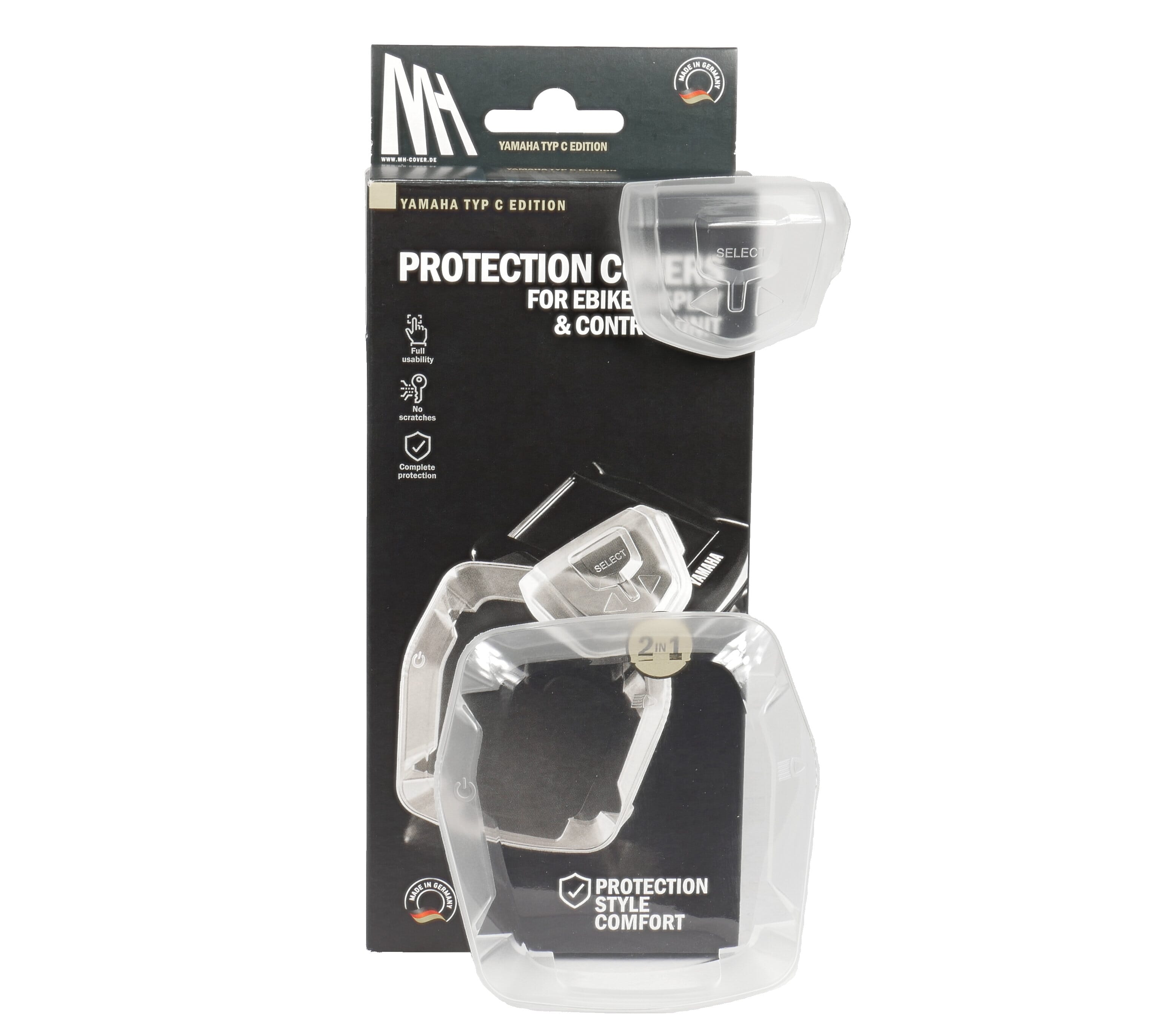 MH protective cover set for Yamaha display type-C and control unit