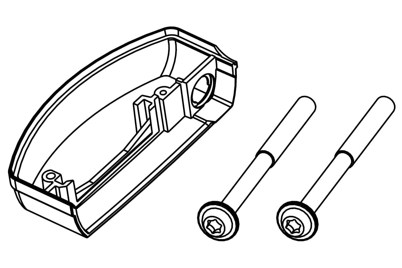 Bosch E-Bike Lid for Luggage Carrier Batteries - 1270015031