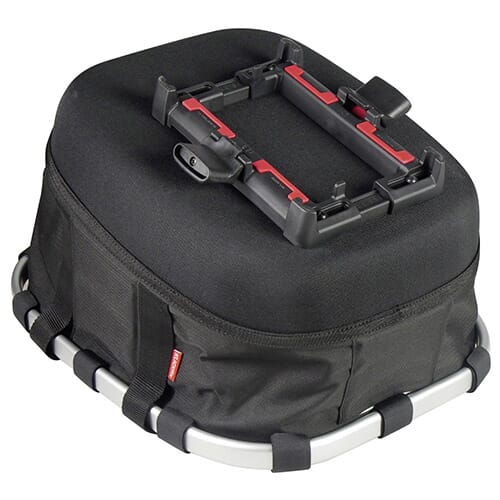 KLICKFix Reisenthel Bikebasket GT mounted on luggage carrier