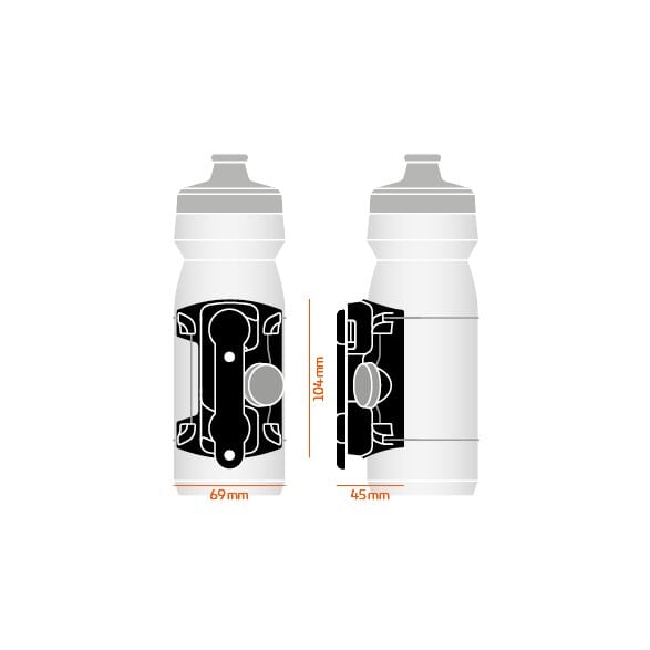 Fidlock Twist Uni Connector Bike Case dimension