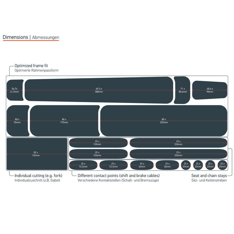 Luxshield Paint Protection Film eBike Universal Overview