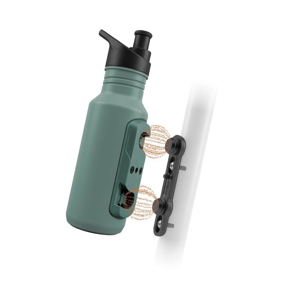Fidlock Twist Steel Bottle 400 ml Pinie + Bike Base