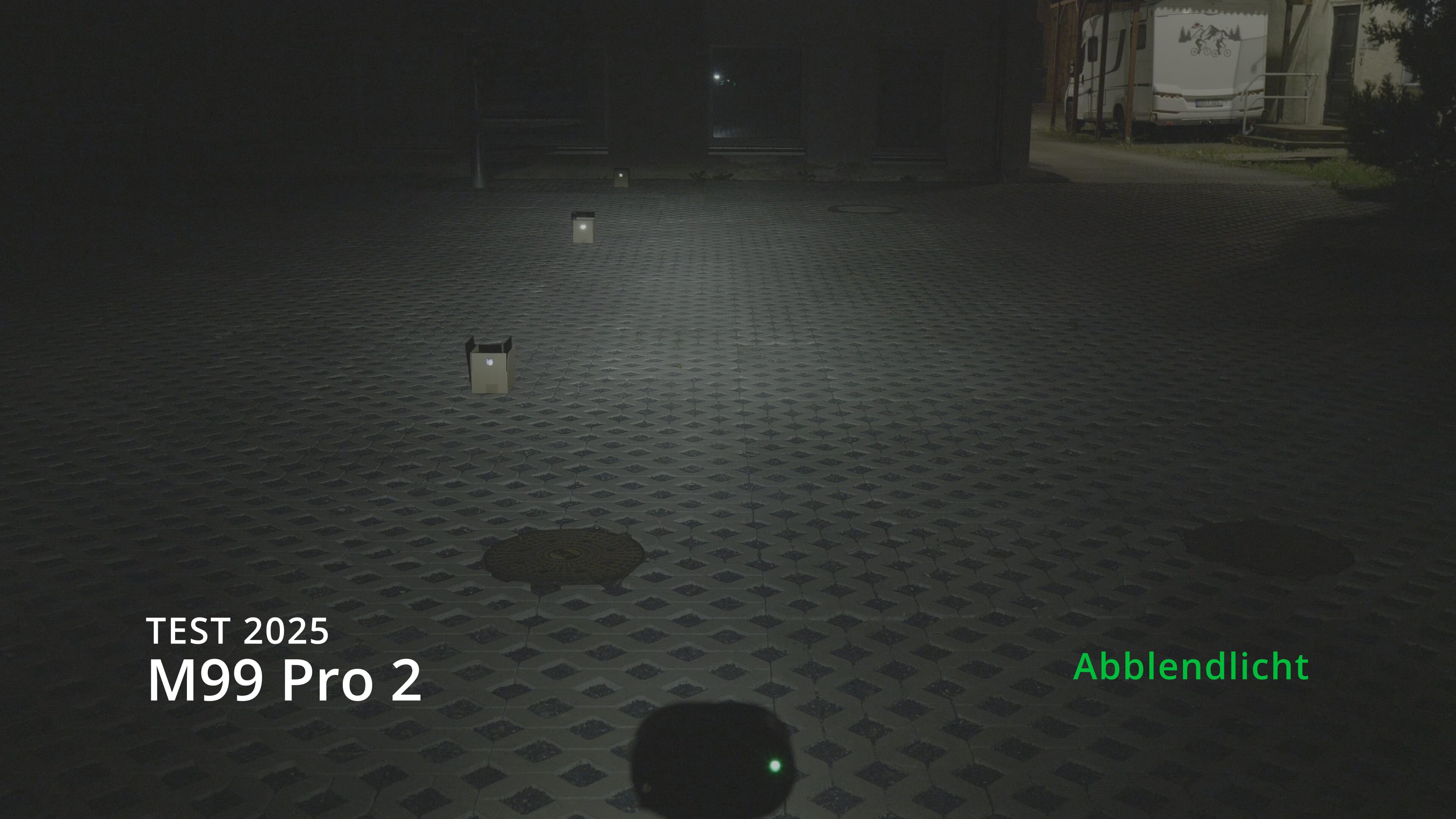 Supernova M99 Pro 2 - Headlight test low beam