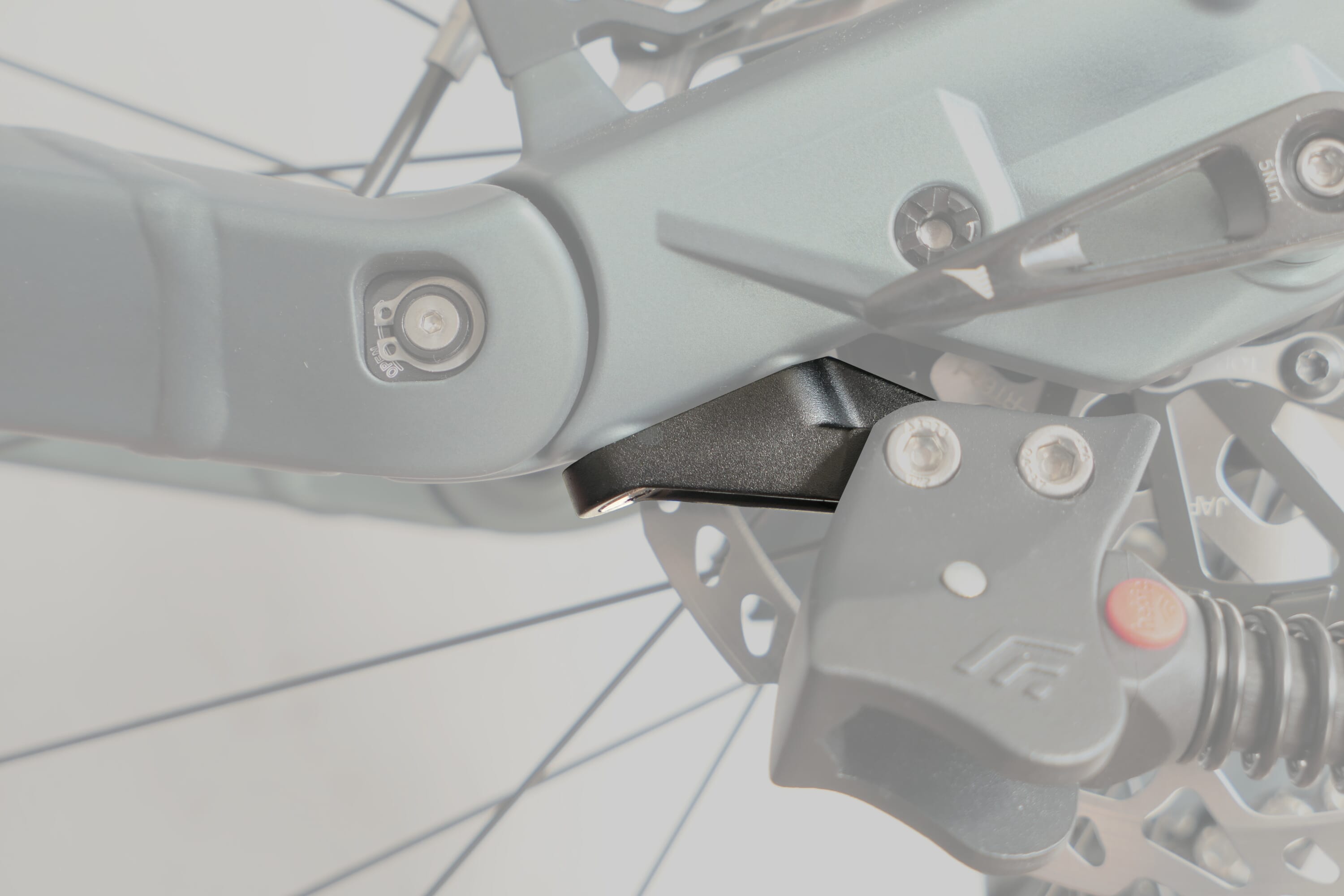 Haibike Flyon retaining plate for side stand XLC - KSA18 on FlyON ebike