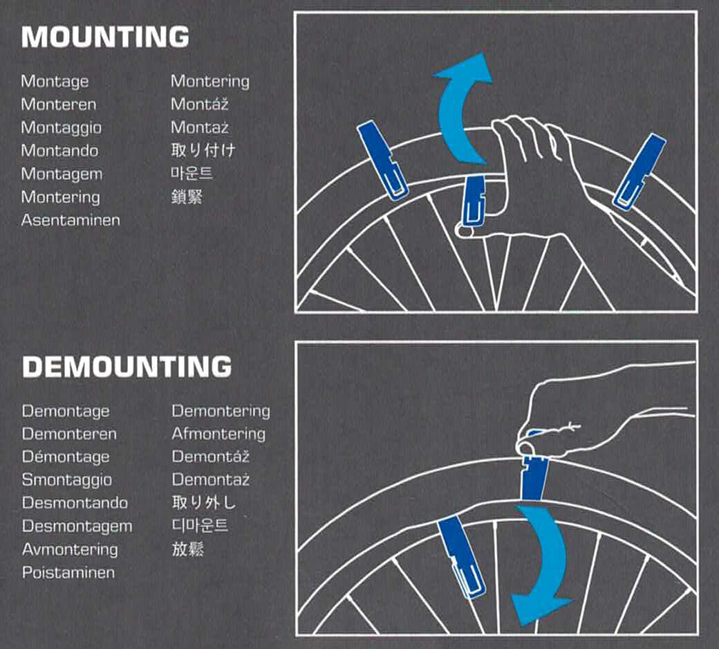 Schwalbe tire lever - 3 piece set manual