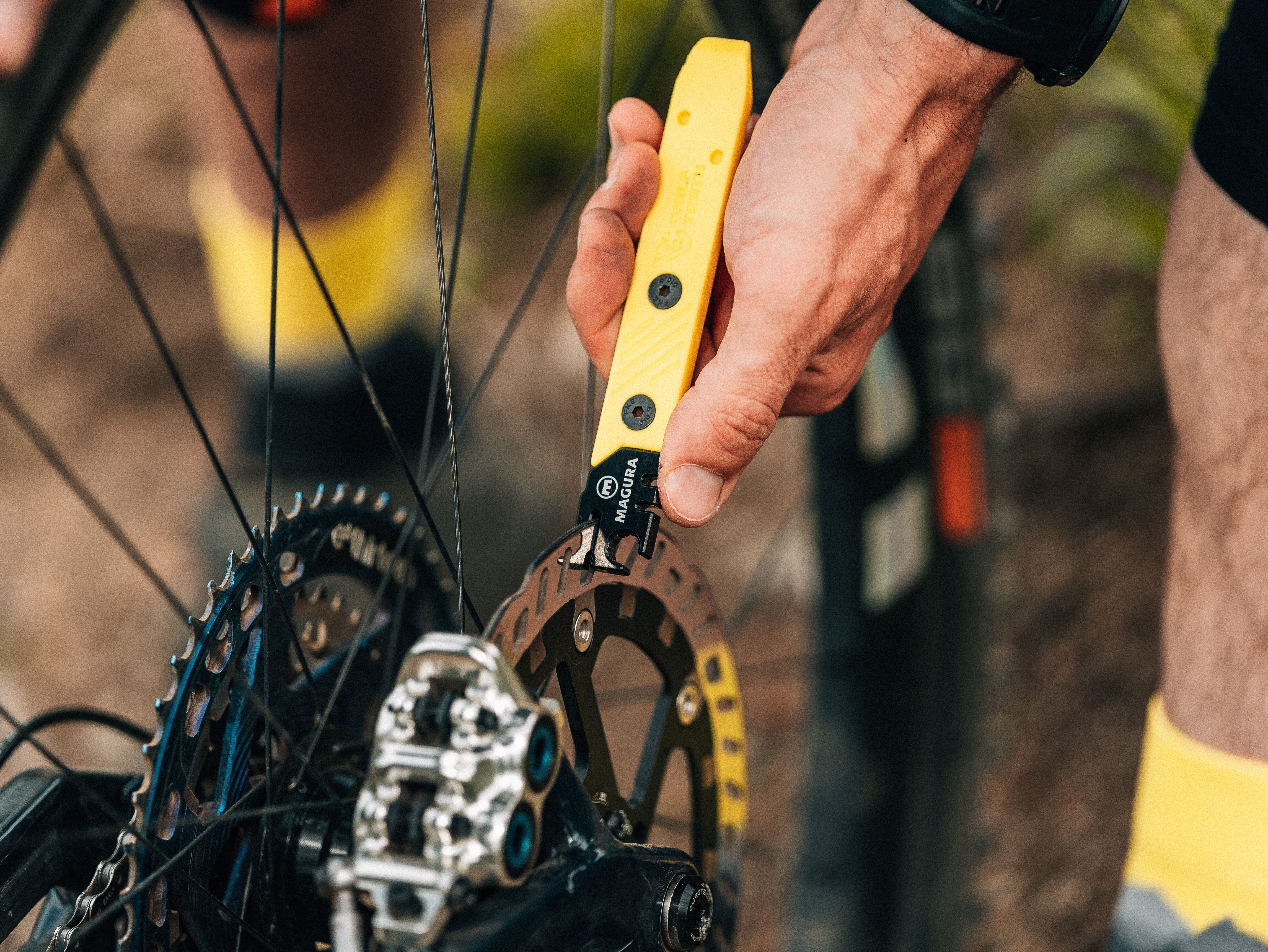Magura Wolf Tooth Multitool with brake disc alignment tool