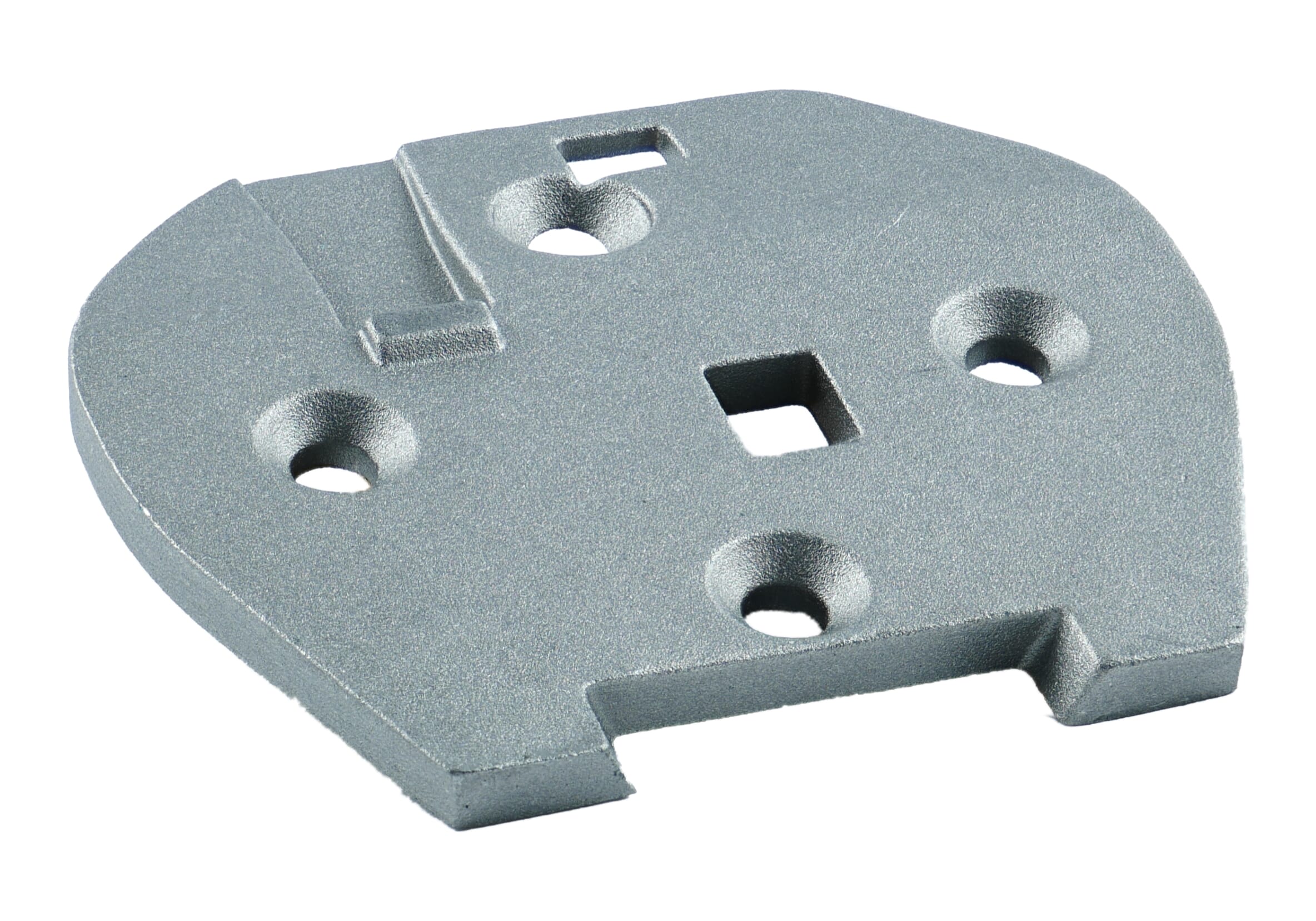 Raymon mounting plate set for Yamaha Simplo-Intube 630Wh - front side