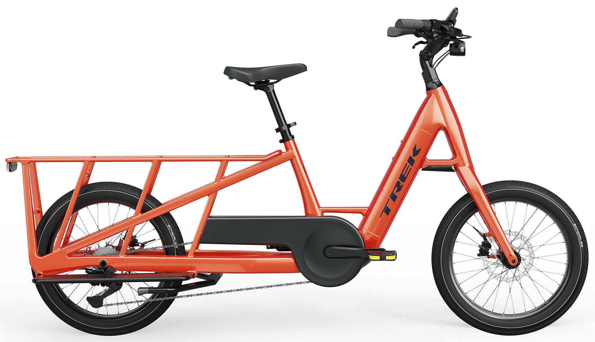 Trek Fetch+ 2 Cargo Bike 2023 lava