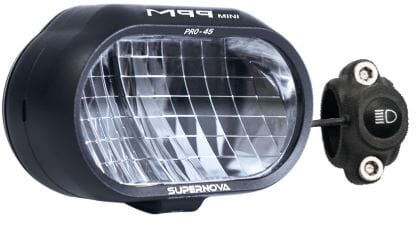 Supernova M99 Mini Pro 45 with high beam button