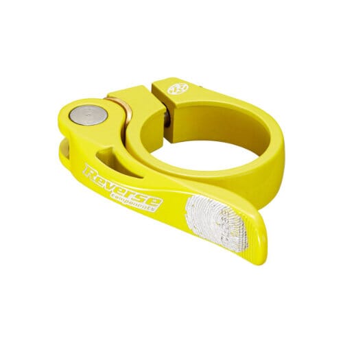 REVERSE saddle clamp Long Life Ø34.9mm red