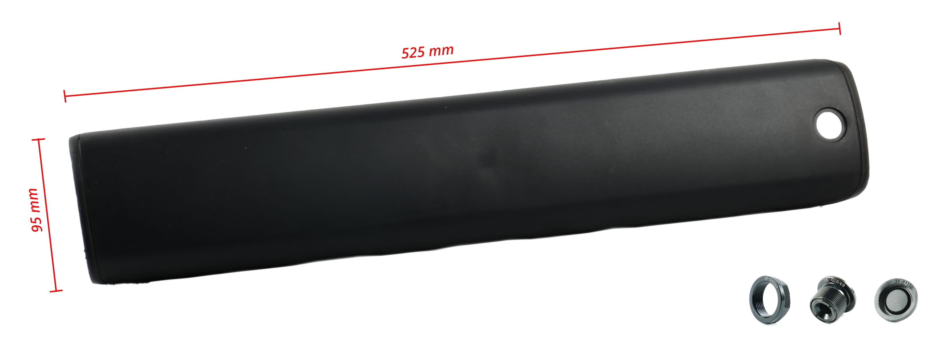 Cube battery cover for Reaction/Nuride/Touring/Kathmandu Hybrid from MY25 - with Cube push button