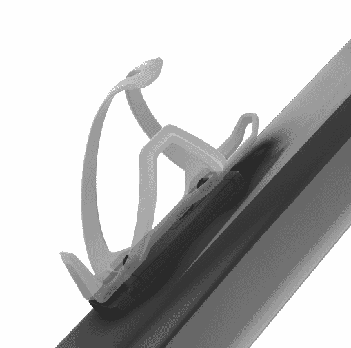 Quick-release for bottle cage - down tube attachment