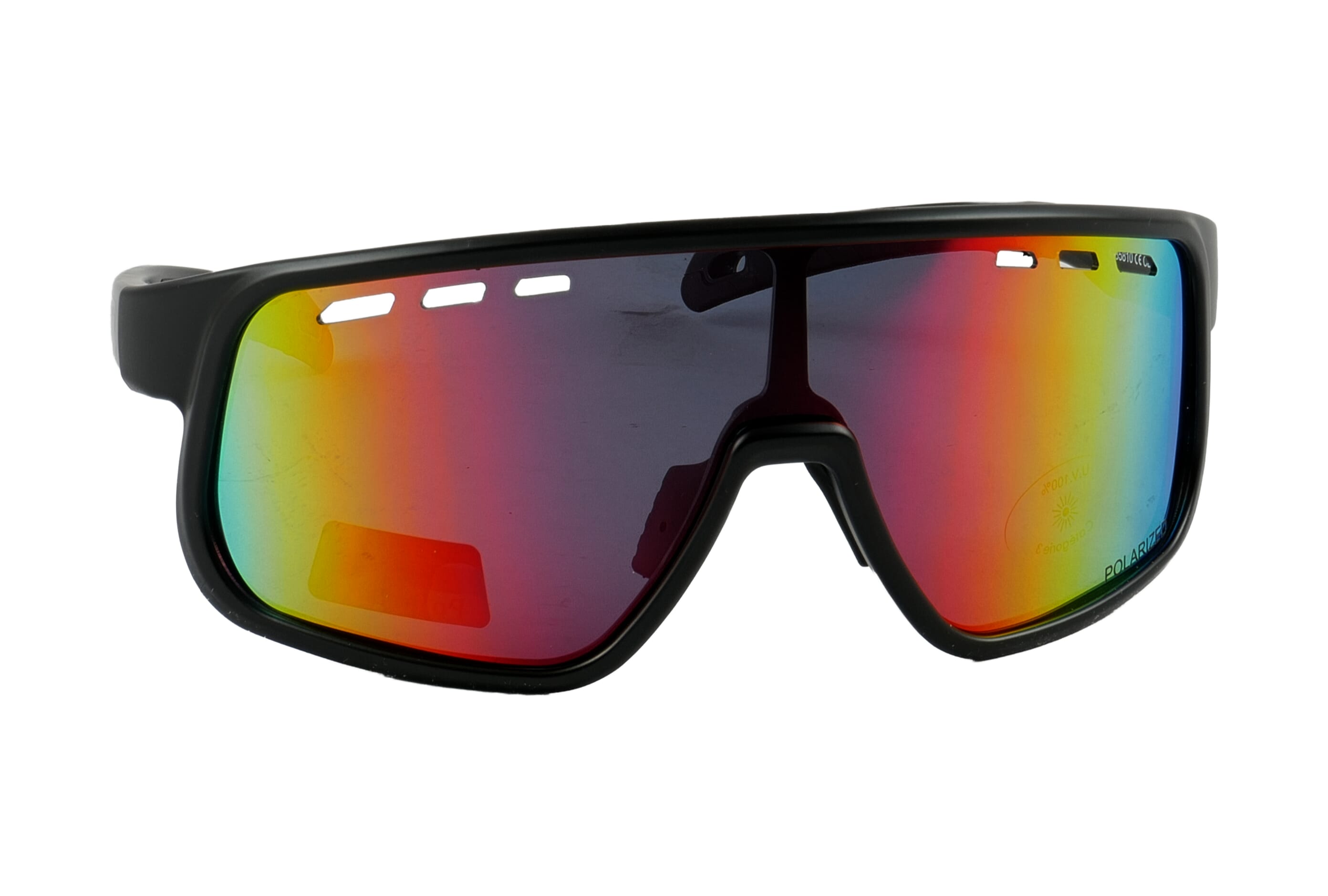 KTM Factory Enduro II Polarised Sunglasses C3 Revo Red - Matte Black