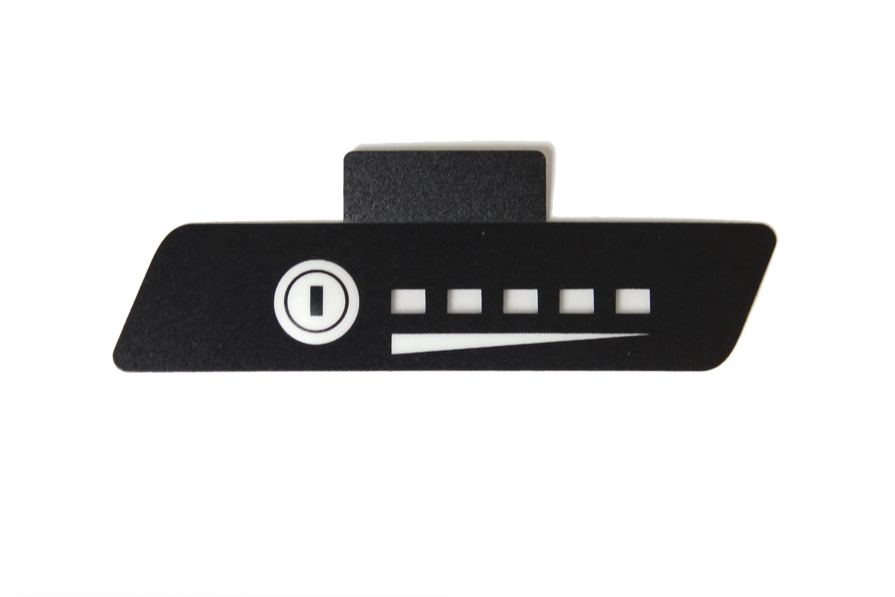 Bosch E-Bike frame battery switch foil - Classic Line - black