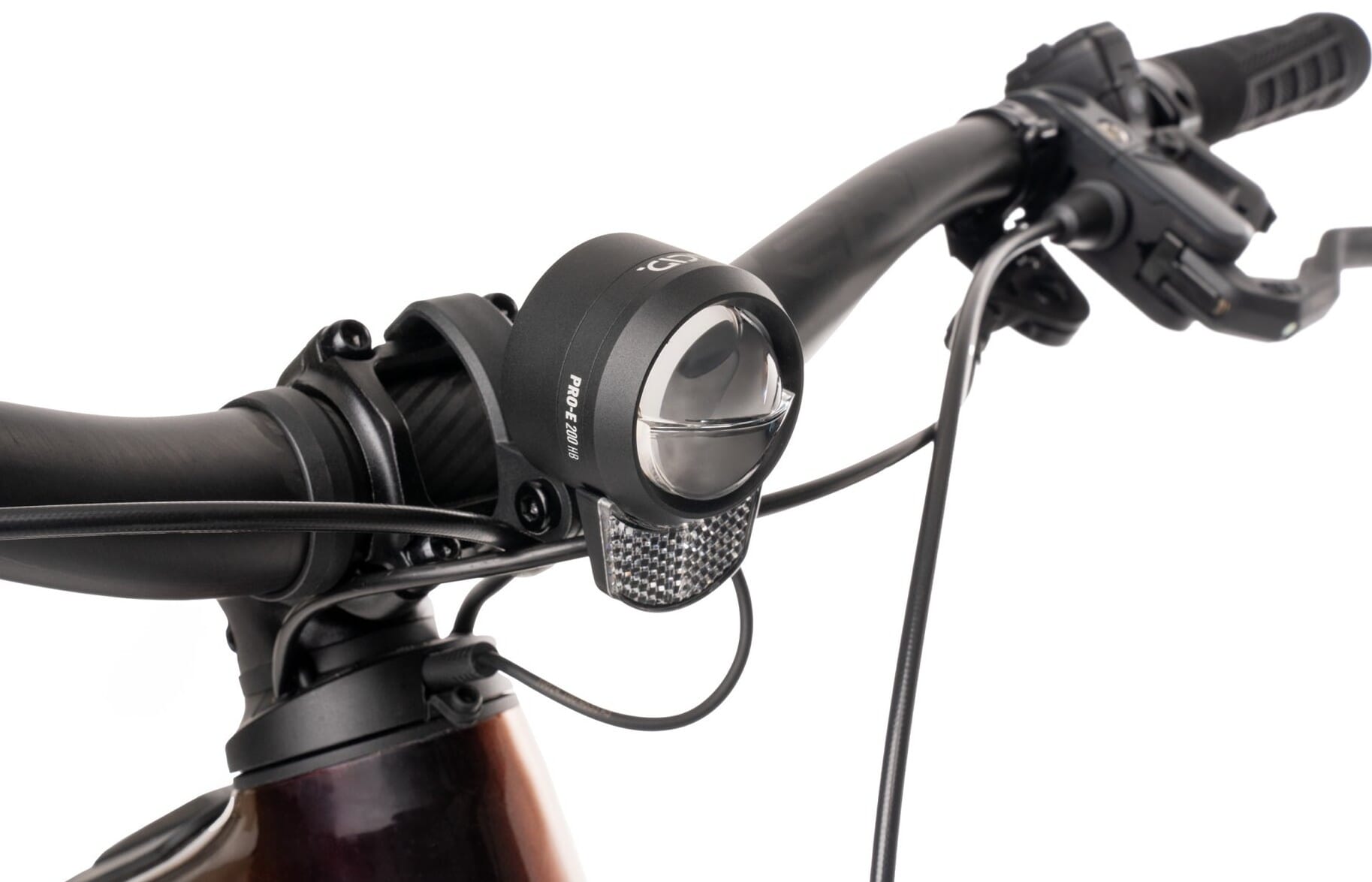 Cube Acid e-bike front light Pro-E 200 HB X-Connect - Mounted