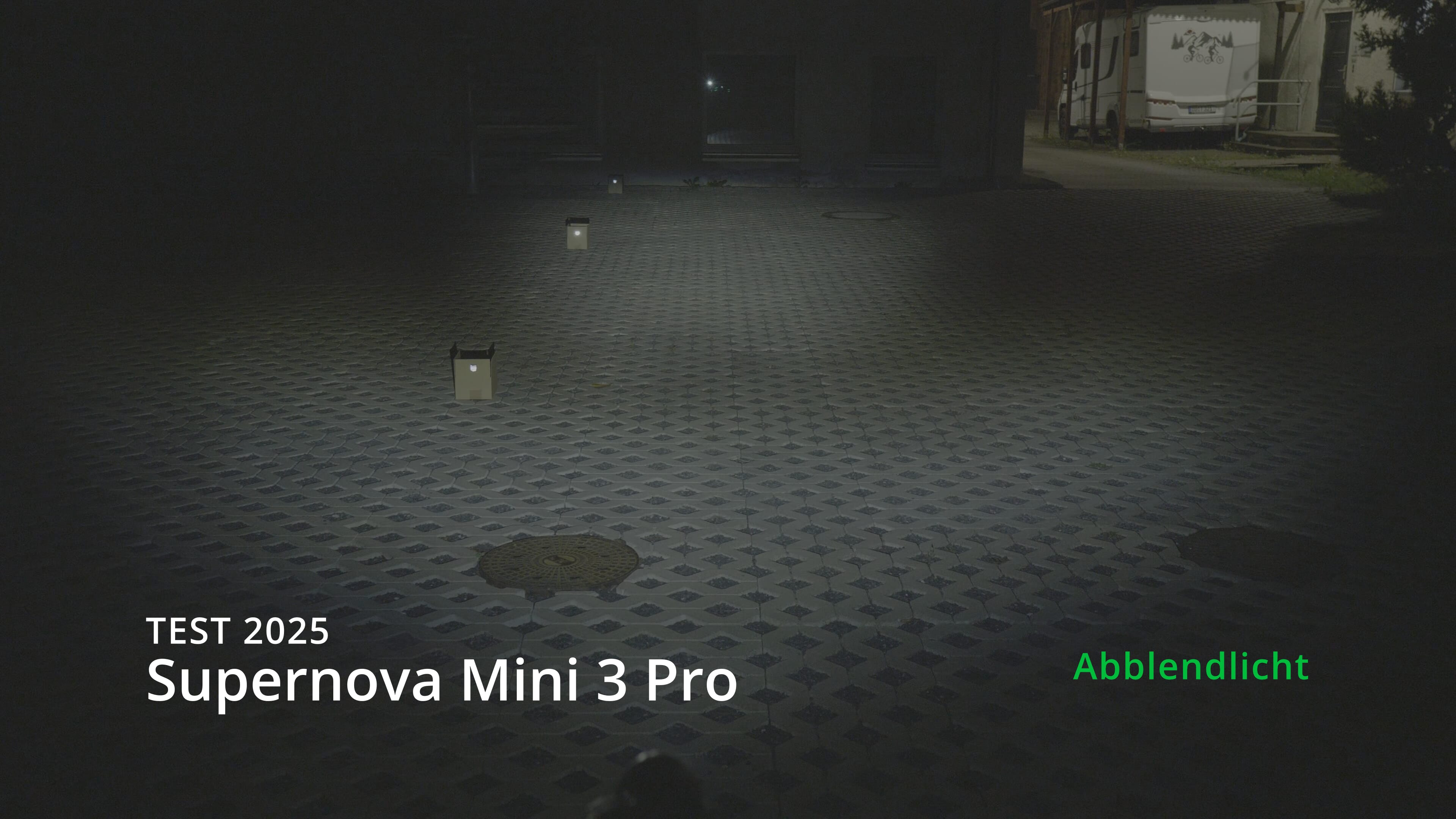 Supernova MINI 3 Pro - Headlight test low beam