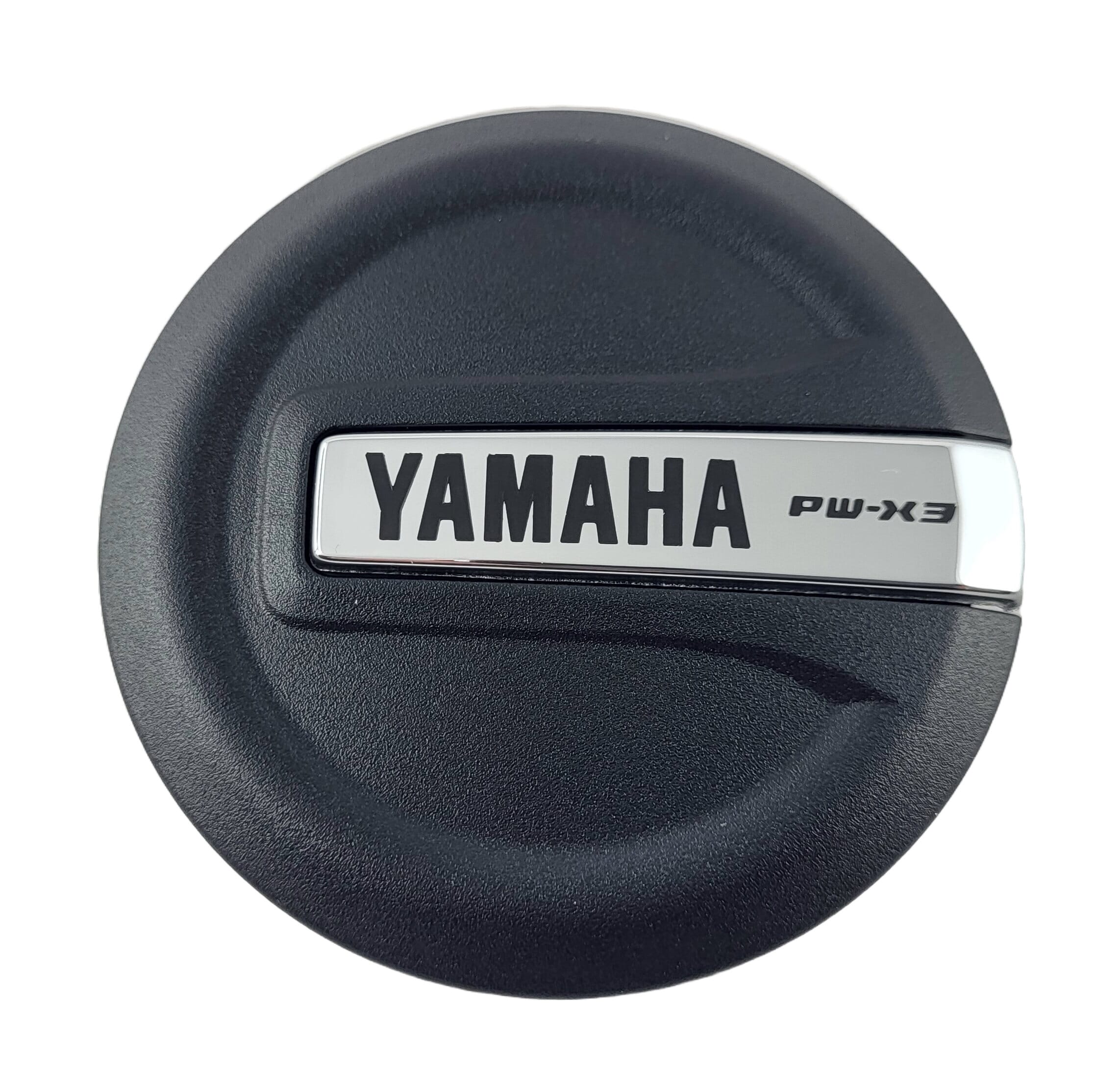 Yamaha motor logo cover PW-X3 motor black-chrome