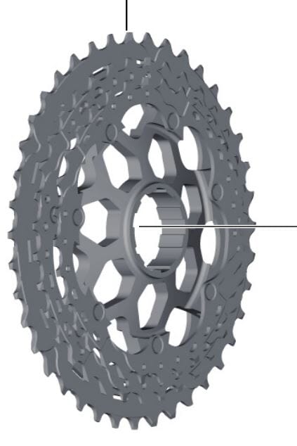 SHIMANO sprocket for XT CS-M8000 Y-1RK98040