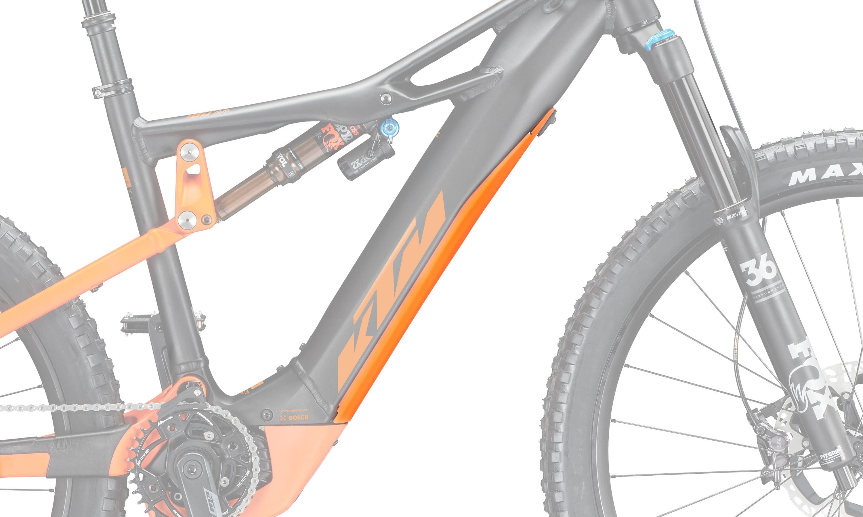 KTM PowerTube battery cover - down tube - orange matt - 840118026